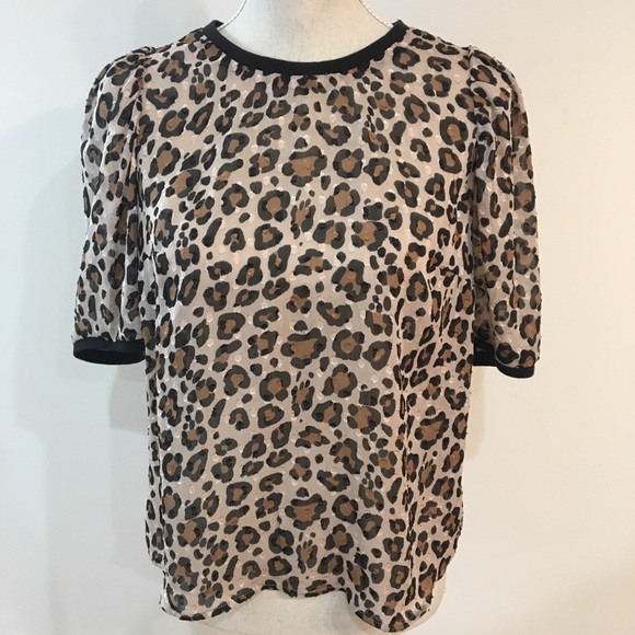 a new day Tops - LEOPARD PRINT TOP